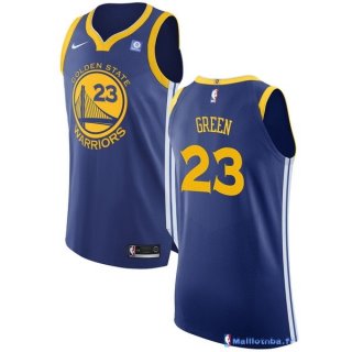 Maillot NBA Pas Cher Golden State Warriors Draymond Green 23 Bleu 2017/18