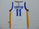 Maillot NBA Pas Cher Golden State Warriors Junior Klay Thompson 11 Blanc