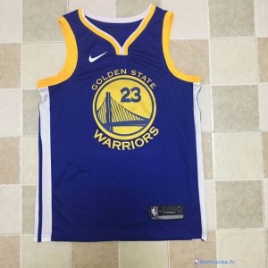 Maillot NBA Pas Cher Golden State Warriors Stephen Curry 30 Bleu Icon 2017/18