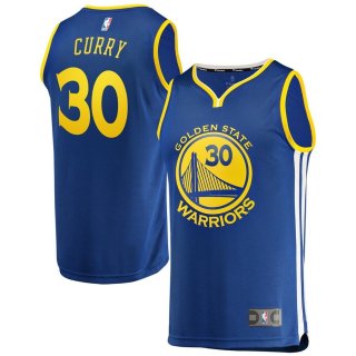 Golden State Warriors Stephen Curry Fanatics Branded Royal Fast Break Replica Jersey - Icon Edition