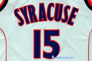 Maillot NCAA Pas Cher Syracuse Carmelo Anthony 15 Blanc