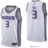 Maillot NBA Pas Cher Sacramento Kings George Hill 3 Blanc Association 2017/18