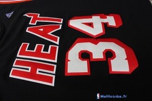Maillot NBA Pas Cher Miami Heat Ray Allen 34 Retro Noir