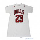 Maillot NBA Pas Cher ML Chicago Bulls Jordan 23 Blanc