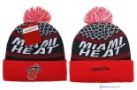 Tricoter un Bonnet NBA Miami Heat 2016 Rouge Noir