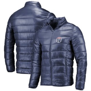 Washington Wizards Fanatics Branded Navy Heater Puffer Full-Zip Jacket