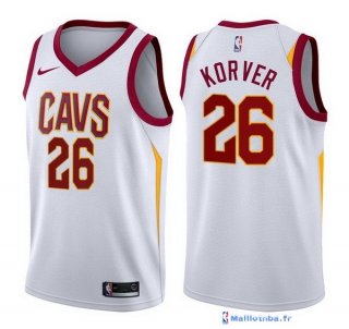 Maillot NBA Pas Cher Cleveland Cavaliers Kyle Korver 26 Blanc Association 2017/18