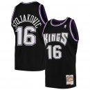 Sacramento Kings Peja Stojakovic Mitchell & Ness Black 2001-02 Hardwood Classics Swingman Player Jersey