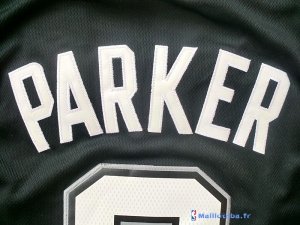 Maillot NBA Pas Cher San Antonio Spurs Tony Parker 9 Noir