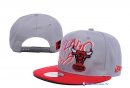 Bonnet NBA Chicago Bulls 2016 Gris Rouge