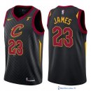 Maillot NBA Pas Cher Cleveland Cavaliers LeBron James 23 Noir 2017/18