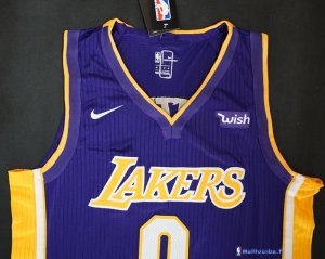 Maillot NBA Pas Cher Los Angeles Lakers Kyle Kuzma 0 Purpura 2017/18