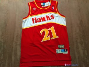 Maillot NBA Pas Cher Atlanta Hawks Dominique Wilkins 21 Rouge