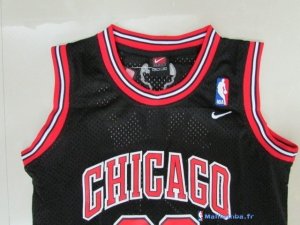 Maillot NBA Pas Cher Chicago Bulls Junior Michael Jordan 23 Noir