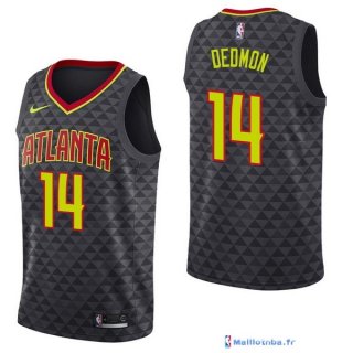 Maillot NBA Pas Cher Atlanta Hawks Dewayne Dedmon 14 Noir Icon 2017/18