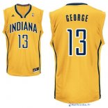 Maillot NBA Pas Cher Indiana Pacers Paul George 13 Jaune