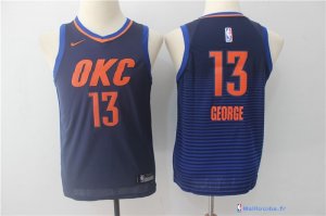 Maillot NBA Pas Cher Oklahoma City Thunder Junior Paul George 13 Marine Statement 2017/18