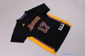 Maillot NBA Pas Cher Los Angeles Lakers Jeremy Lin 17 Noir MC