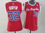 Maillot NBA Pas Cher Los Angeles Clippers Femme Blake Griffin 32 Rouge