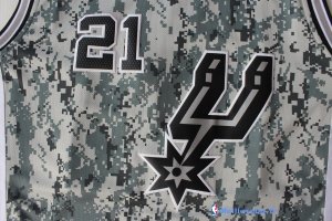 Maillot NBA Pas Cher San Antonio Spurs Tim Duncan 21 Vert