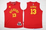 Maillot NBA Pas Cher Indiana Pacers Junior Paul George 13 Rouge