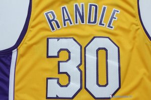 Maillot NBA Pas Cher Los Angeles Lakers Julius Randle 30 Jaune