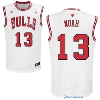 Maillot NBA Pas Cher Chicago Bulls Joakim Noah 13 Blanc