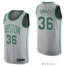 Maillot NBA Pas Cher Boston Celtics Marcus Smart 36 Nike Gris Ville 2017/18