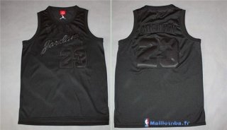 Maillot NBA Pas Cher Chicago Bulls Michael Jordan 23 Retro Noir