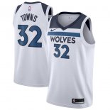 Minnesota Timberwolves Karl-Anthony Towns Nike White Swingman Jersey - Association Edition