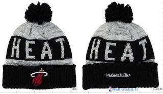 Tricoter un Bonnet NBA Miami Heat 2016 Gris