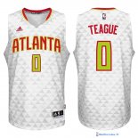 Maillot NBA Pas Cher Atlanta Hawks Jeff Teague 0 Blanc