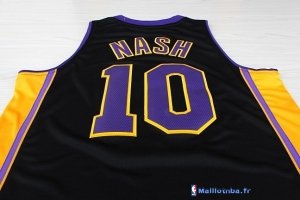 Maillot NBA Pas Cher Los Angeles Lakers Steve Nash 10 Noir