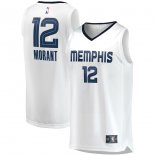 Memphis Grizzlies Ja Morant Fanatics Branded White 2019/20 Fast Break Replica Jersey - Association Edition