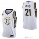 Maillot NBA Pas Cher Indiana Pacers Thaddeus Young 21 Blanc Association 2017/18