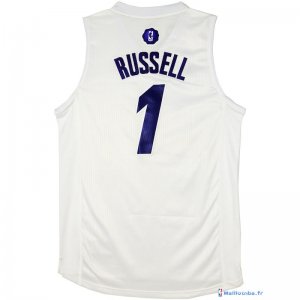 Maillot NBA Pas Cher Noël Los Angeles Lakers D'Angelo Russell 1 Blanc