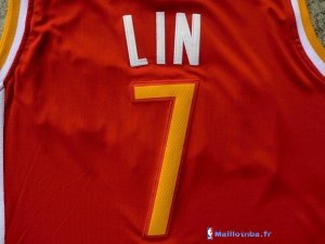 Maillot NBA Pas Cher Houston Rockets Jeremy Lin 7 Retro Rouge