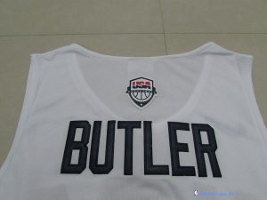 Maillot NBA Pas Cher USA 2016 Jimmy Butler 4 Blanc