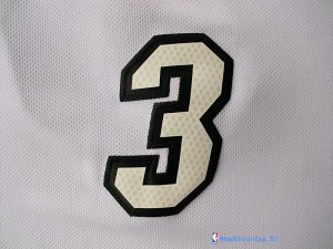 Maillot NBA Pas Cher Noël Miami Heat Wade 3 Blanc