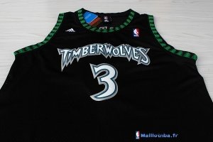 Maillot NBA Pas Cher Minnesota Timberwolves Stephon Marbury 3 Retro Noir