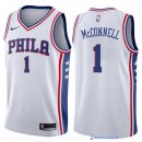 Maillot NBA Pas Cher Philadelphia Sixers T.J. McConnell 1 Blanc Association 2017/18