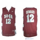 Maillot NCAA Pas Cher SACA Howard 12 Rouge