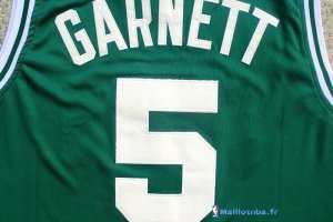 Maillot NBA Pas Cher Boston Celtics Kevin Garnett 5 Vert Blanc