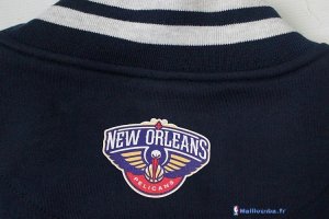 Survetement En Laine NBA New Orleans Pelicans Anthony Davis 23 Noir