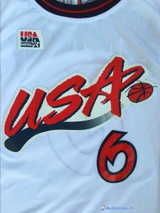 Maillot NBA Pas Cher USA 1996 Anfernee Hardaway 6 Blanc