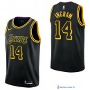 Maillot NBA Pas Cher Los Angeles Lakers Brandon Ingram 14 Nike Noir Ville 2017/18