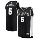 San Antonio Spurs Dejounte Murray Fanatics Branded Black Fast Break Road Replica Player Jersey - Icon Edition