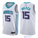 Maillot NBA Pas Cher Charlotte Hornets Kemba Walker 15 Blanc Association 2017/18