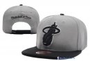 Bonnet NBA Miami Heat 2016 Gris Noir 3