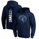 Minnesota Timberwolves Karl-Anthony Towns Fanatics Branded Navy Team Playmaker Name & Number Pullover Hoodie